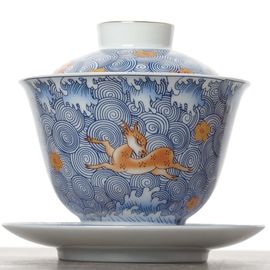 Гайвань 175мл "Олененок", фарфор, шелкография (500571)-