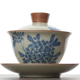 Гайвань 180мл "Гортензия", керамика, ручная роспись (500554)-