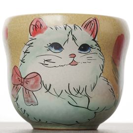 Пиала 310мл "Кот", керамика, шелкография (54696)