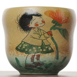 Пиала 310мл "Девочка", керамика, шелкография (54695)