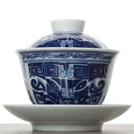 Гайвань 180мл "Таоте", фарфор, шелкография (500591)-