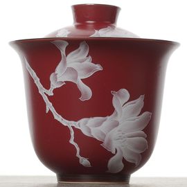 Гайвань 135мл "Магнолия", керамика, шелкография (500580)-