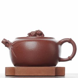 Чайник 205мл "Бамбуковый сегмент", исинская глина (7900171)-