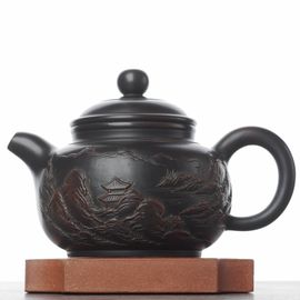Чайник 230мл "Пейзаж", нисинтао, мастер Сюй Вэйюн (781138)