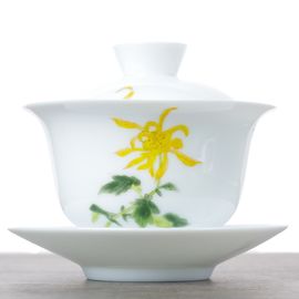 Гайвань 175мл "Хризантема", ручная роспись (500285)-