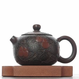 Чайник 100мл "Тыквы горлянки", нисинтао, мастер Сюй Вэйюн (781142)-
