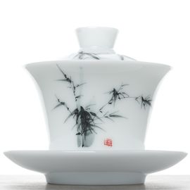 Гайвань 170мл "Бамбук", роспись, бинчжун фарфор (500614)