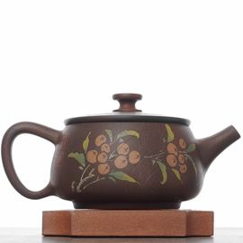 Чайник 225мл "Мушмула", цзяньшуйская керамика (791408)-