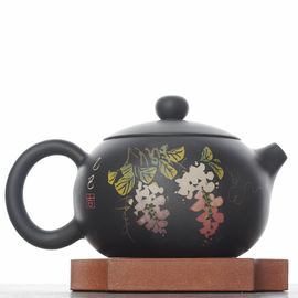 Чайник 255мл "Глициния", цзяньшуйская керамика (791430)