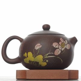 Чайник 265мл "Лотос", цзяньшуйская керамика (791401)