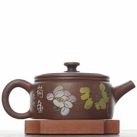 Чайник 190мл "Лотос", цзяньшуйская керамика (791392)