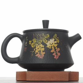 Чайник 265мл "Виноград", цзяньшуйская керамика (791391)