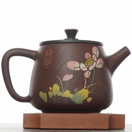 Чайник 275мл "Лотос", цзяньшуйская керамика (791386)-