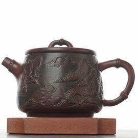 Чайник 225мл "Пейзаж", нисинтао, мастер Сюй Вэйюн (781143)