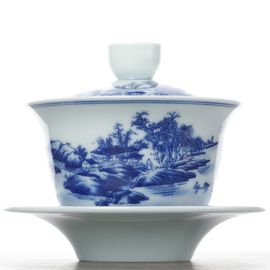 Гайвань 220мл "Пейзаж&rdquo;, фарфор, шелкография (500602)-