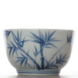 Пиала 125мл "Бамбук",  керамика, ручная роспись (54795)-