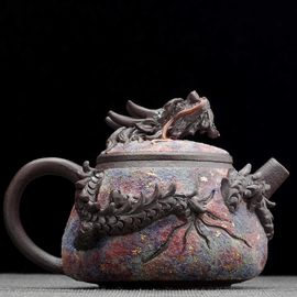 Чайник 140мл "Магматический", керамика (77447)