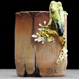 Пиала 115мл "Лягушка", мастер Цзэн Пэнчэн (54816)