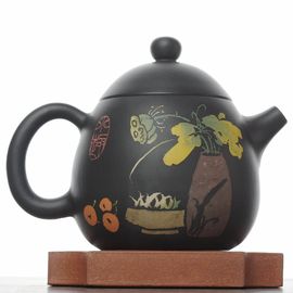 Чайник 240мл "Тябана &ndash; чайная икебана", цзяньшуйская керамика (791417)