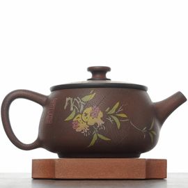 Чайник 225мл "Гранаты", цзяньшуйская керамика (791415)