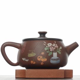 Чайник 225мл "Тябана &ndash; чайная икебана", цзяньшуйская керамика (791410)
