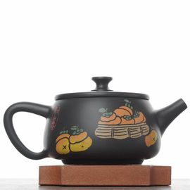 Чайник 230мл "Хурма", цзяньшуйская керамика (791424)
