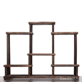 Двухъярусная полка-ступенька, павловния (80610)-