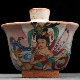 Гайвань 195мл "Апсарас", керамика из Цзиндэчжэнь (404628)-