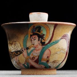 Гайвань 215мл "Апсарас", керамика из Цзиндэчжэнь (404639)-