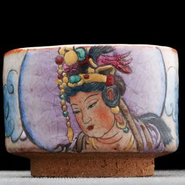 Пиала 205мл "Гуаньинь", керамика из Цзиндечжень (404649)-