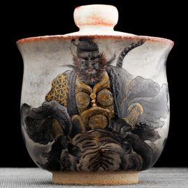 Хохин 220мл "Чжун Куй - борец с духами", керамика из Цзиндэчжэнь (404641)-