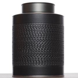 Чайница 1000мл "Черная платина", керамика (87347)-