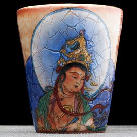 Стакан 330мл "Гуаньинь", керамика из Цзиндечжень (404656)-