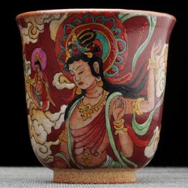 Пиала 175мл "Апсарас", керамика из Цзиндечжень (404660)-