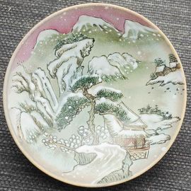 Пиала 120мл "Зима", фарфор из Цзиндечжень (404672)-