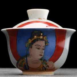Гайвань 185мл "Бодхисаттва", керамика из Цзиндечжень (404712)-