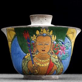 Гайвань 250мл "Бодхисаттва", керамика из Цзиндэчжэнь (404716)-