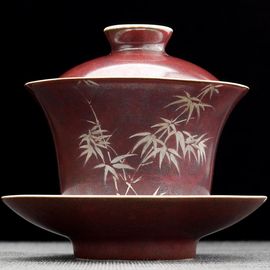 Гайвань 140мл "Бамбук", фарфор из Цзиндечжень (404719)