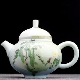 Чайник 165мл "Лоза", цзиндэчжэньский фарфор (404734)