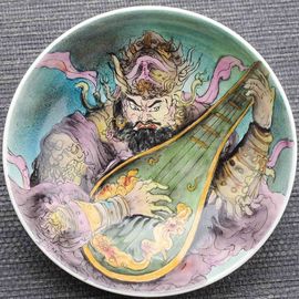 Пиала 115мл "Чиго Тянь Ван", фарфор из Цзиндечжень (404748)-