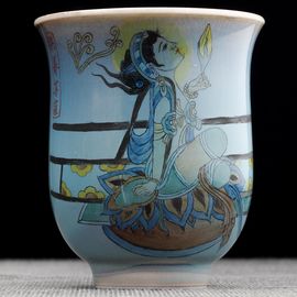 Пиала 130мл "Бодхисаттва", фарфор из Цзиндечжень (404739)-