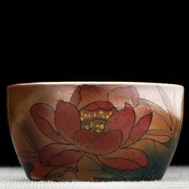 Пиала 75мл "Лотос", керамика из Цзиндечжень (404770)