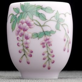 Пиала 65мл "Глициния", фарфор из Цзиндечжень (404777)