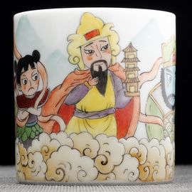 Пиала 175мл "Небесные чертоги", фарфор из Цзиндечжень (404789)