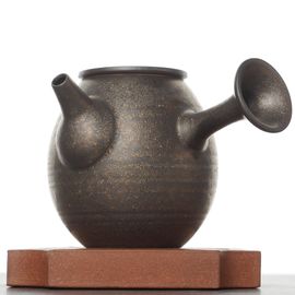 Чайник 170мл "Черное золото", керамика (77456)