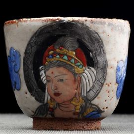 Пиала 115мл "Бодхисаттва", керамика из Цзиндечжень (404793)-