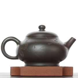 Чайник 170мл "Птица", исинская глина, мастер Вэй Хайянь (790001)-