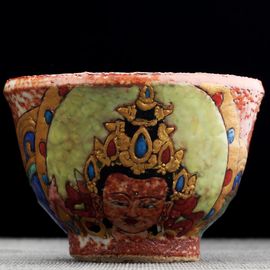 Пиала 120мл "Бодхисаттва", керамика из Цзиндечжень (404798)-