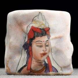 Пиала 90мл "Гуаньинь", керамика из Цзиндечжень (404806)-