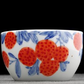 Пиала 200мл "Ягоды", фарфор из Цзиндечжень (404828)-